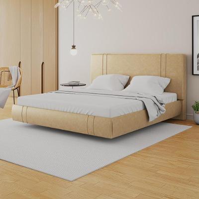 Cama Box King Aspen G99 com Cabeceira Estofada Pu Bege Gran Belo