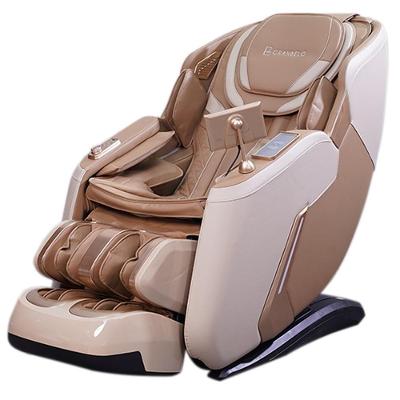 Poltrona de Massagem Elétrica Stark 3D Bivolt Pu Bege com Gravidade Zero Gran Belo