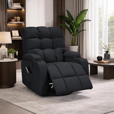 Poltrona do Papai Arcane G94 Reclinável com Massagem e Aquecimento Pu Preto Gran Belo