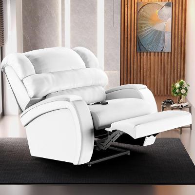 Poltrona Reclinável Elétrica Kylie G23 com Controle Power Pu Branco Gran Belo