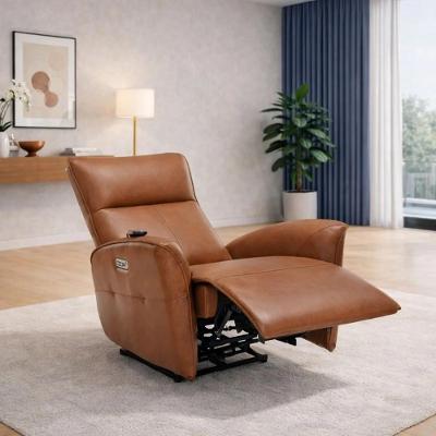 Poltrona do Papai Reclinável Vegas G94 com Massagem Aquecimento Elétrica Pu Cinza Gran Belo