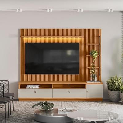 Estante Home para Tv Aloha G77 1 Porta 7 Prateleiras 224cm Off White Gran Belo