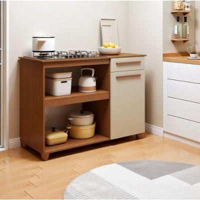 Balcão para Cooktop Chicago 1 Porta com Gaveta em MDP Kaiki Móveis