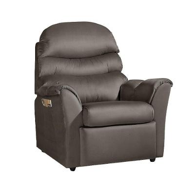 Poltrona do Papai Santorini Retrátil Reclinável Veludo Marrom Escuro G37 Gran Belo