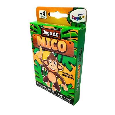 Jogo de Cartas Infantil Mico 6340 com 28 Cartas Educativas para Crianças Mini Toys