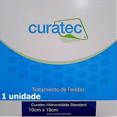Curativo Hidrocolóide Curatec Standard para Feridas com Gel Absorvente 10cmx10cm