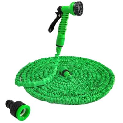 Mangueira Retrátil Extensível 30 Metros Verde com Bico Spray e Conector Universal Cheguei BR
