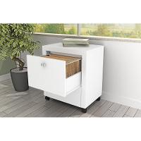 Gaveteiro p/ Escritório ME4112 Pasta Suspensa c/ 2 Gavetas Branco - Tecno Mobili - 2