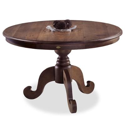 Mesa para Sala de Jantar Halsey G04 4 Lugares Redonda 120cm Marrom Gran Belo
