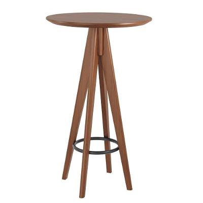 Mesa Bistrô Ozil Tampo Madeira Maciça Imbuia 65x104x65cm Gran Belo