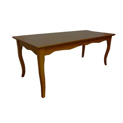 Mesa de Jantar Gallia G42 8 Lugares Retangular Madeira Maciça 200cm Imbuia Gran Belo