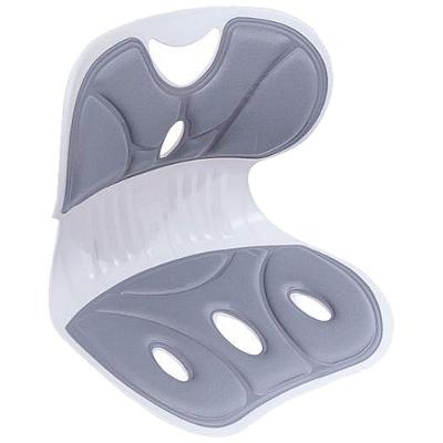 Assento Ortopédico Ergonômico Ortho Pauher Pró-Posture para Coluna em Espuma Viscoelástica Cinza