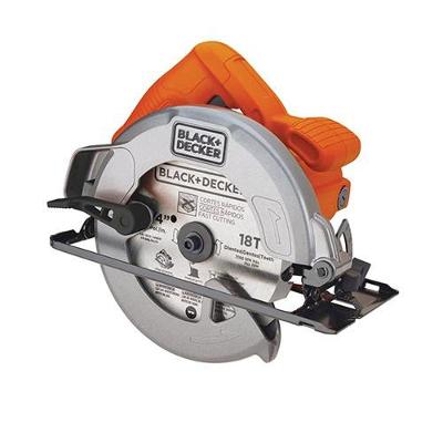Serra Circular Elétrica 1400W 110V para Cortes Precisos em Madeira Black + Decker