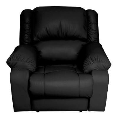 Poltrona do Papai Reclinável Elétrica Magnum G23 com Massagem em Couro Sintético Preto Gran Belo