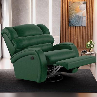 Poltrona do Papai Kylie Glider G23 Reclinável Giratória com USB Verde Musgo Gran Belo