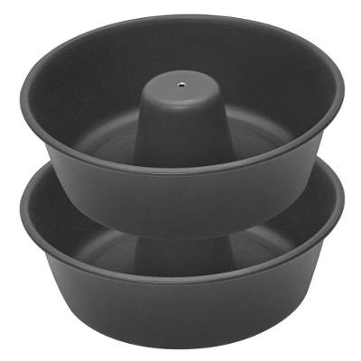 Kit 2 Formas para Bolo e Pudim Alumínio Starflon Premium 24cm 2,6L Grafite Tramontina