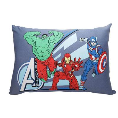 Fronha Avulsa Marvel Avengers Malha 100% Algodão 48cmx68cm Branco Portallar