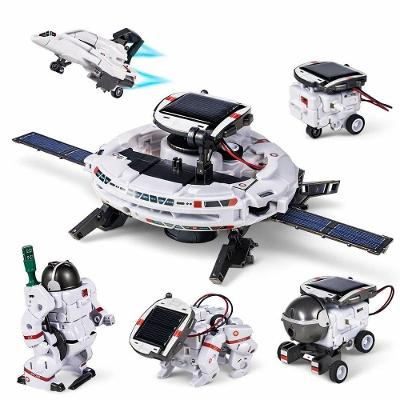 Kit Robô Solar 6 em 1 Educativo para Montar Estação Espacial com Placa de Energia Yeet