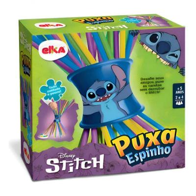 Jogo Infantil Desafio Puxa Espinho Stitch Disney de Habilidade para Crianças Elka