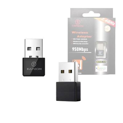 Adaptador Usb Wi-Fi Ka-1100 Receptor Wireless para Pc e Notebook Kapbom