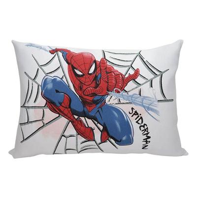 Fronha Avulsa Marvel Spider-Man Malha 100% Algodão 48cmx68cm Branco Portallar