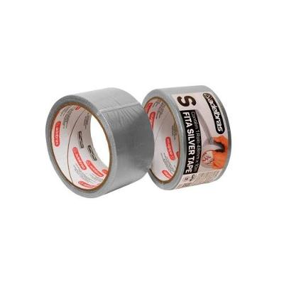 Fita Adesiva Reforçada Multiuso Silver Tape Prata 48mm X 10m Adelbras