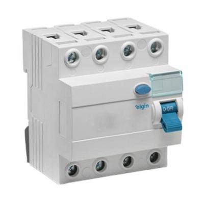 Disjuntor Dr Tetrapolar 63A 30mA para Proteção de Instalações Elétricas Certificado Inmetro Elgin