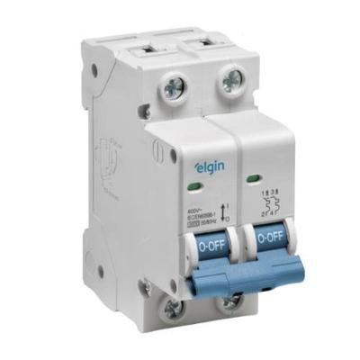 Disjuntor Bipolar 2 X 20A Bivolt Proteção Contra Sobrecarga Branco Elgin