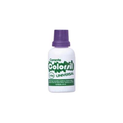 Corante Líquido Universal Lilás para Tintas e Projetos de Decoração Colorsil