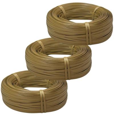 Fibra Sintética para Revestimento Junco 10mm 450 Metros Avelã Kit 3 Rolos Trama Original