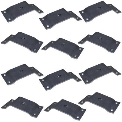 Chapinha para Fixação de Pés Palito Gran Belo G59 Inclinada 10o Rosca 5-16 Aço Carbono Zincada