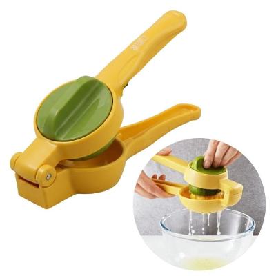 Espremedor de Frutas Manual BS40988 para Limão Laranja e Lima Plástico ABS Sistema Giratório Amarelo