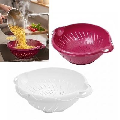 Escorredor de Massas Frutas Legumes e Arroz Plástico com Alças para Cozinha