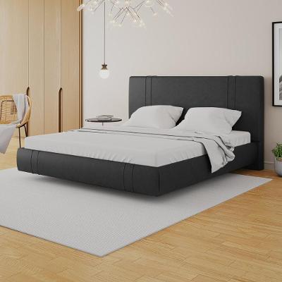 Cama Box King Aspen G99 com Cabeceira Estofada Pu Preto Gran Belo