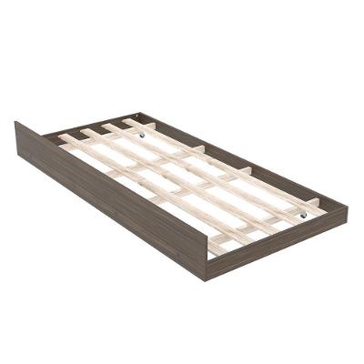 Cama Auxiliar Solteiro CM8008 Estrutura MDP Eucalipto Marrom Nogal Gran Belo