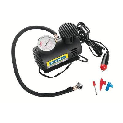 Compressor Automotivo para Carros 50W 12V 300 Psi Portátil com Manômetro e Acessórios Tramontina