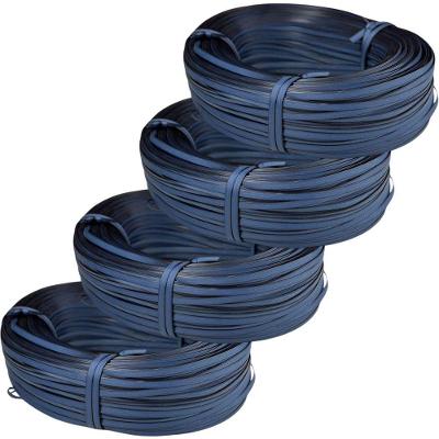 Fibra Sintética em Rolo Junco 10mm 450 Metros Azul Dark Kit 4 Rolos Trama Original