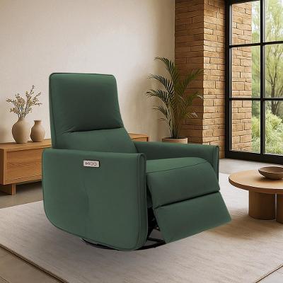 Poltrona Reclinável Elétrica Palace G43 em Couro com Usb e Usb C Verde Gran Belo