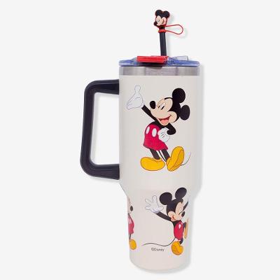 Copo Térmico Tumbler Mickey Mouse Disney 1,2L Aço Inoxidável e Plástico Transparente Zonacriativa