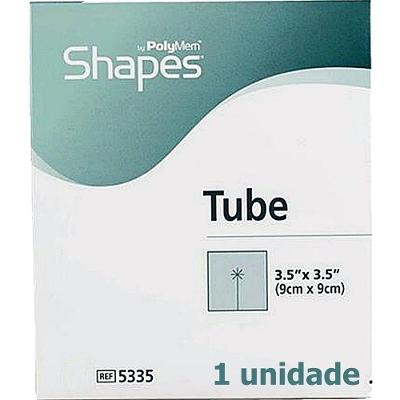 Curativo Poly Tube 5335 para Traqueostomia e Ostomia Estéril 9cm X 9cm