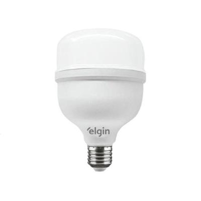 Lâmpada LED Alto Fator 40W 6500K Bivolt E27 Luz Fria Branco Elgin