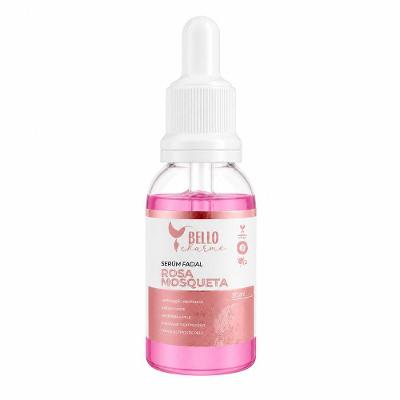 Sérum Facial Rosa Mosqueta com Vitamina e para Hidratação Profunda e Regeneração 30ml