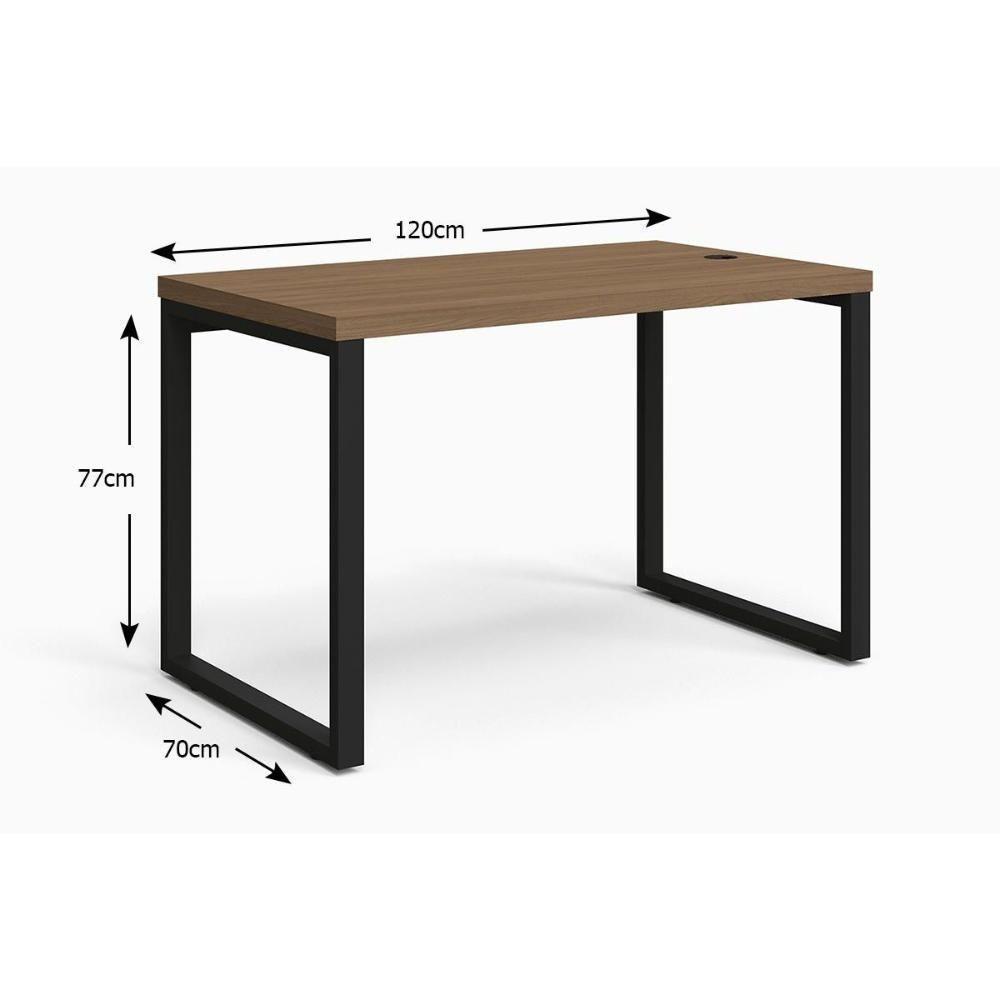 Mesa Secretária Escritório Industrial Frame F120 Munique - Kappesberg - 2