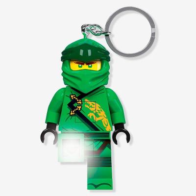 Chaveiro com Lanterna Lego Ninjago Legacy Lloyd Verde com Minifigura Zonacriativa