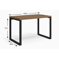 Mesa Secretária Escritório Industrial Frame F120 Munique - Kappesberg - 2