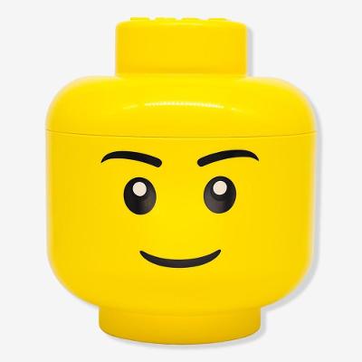 Caixa Lego Organizadora Cabeça para Armazenar Brinquedos em Polipropileno Zonacriativa