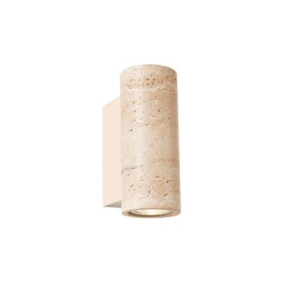 Arandela Tivo Tub 90010 1xGU10 Mármore Travertino Bivolt Bege Nordecor Iluminação