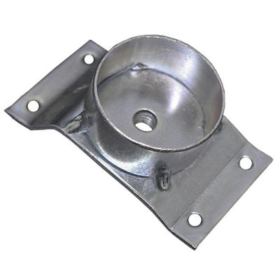 Chapinha Gran Belo G59 para Pés Palito em Aço Carbono Inclinada 10o com Tubo Rosca 5-16 Zincada