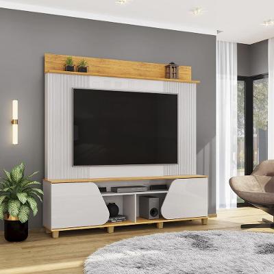 Home Estante para Tv Cavill G18 2 Portas em Mdp-Mdf 182cm Bali-cedro Gran Belo