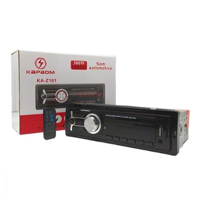 Rádio Automotivo Mp3 Player Bluetooth Preto com Usb Sd Fm Controle Remoto 300W Kapbom